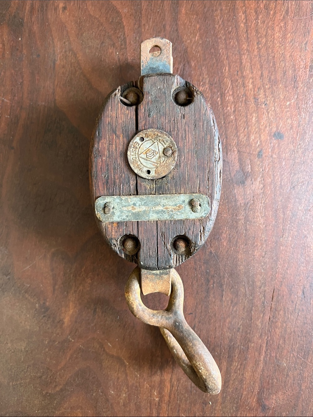 Antique Block and Pulley
